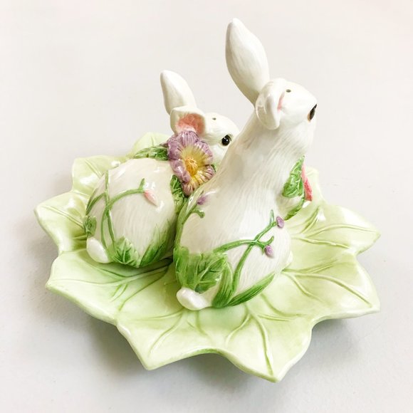 Fitz and Floyd | Holiday | Fitz Floyd Fauna Flora Bunny Rabbit Salt ...